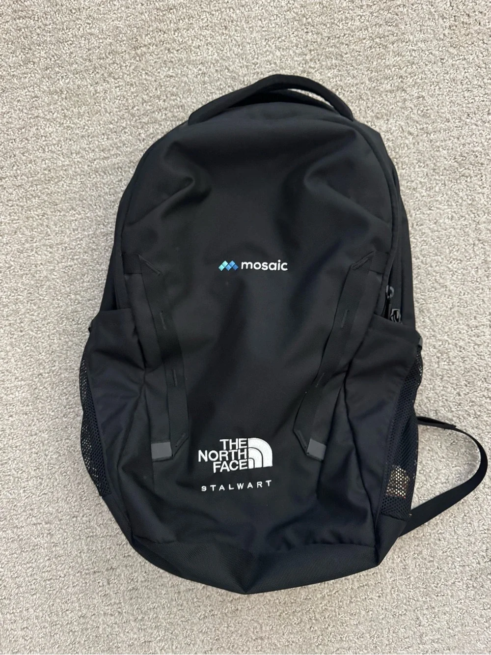 North Face Stalwart Black Backpack - Classic Everyday Pack